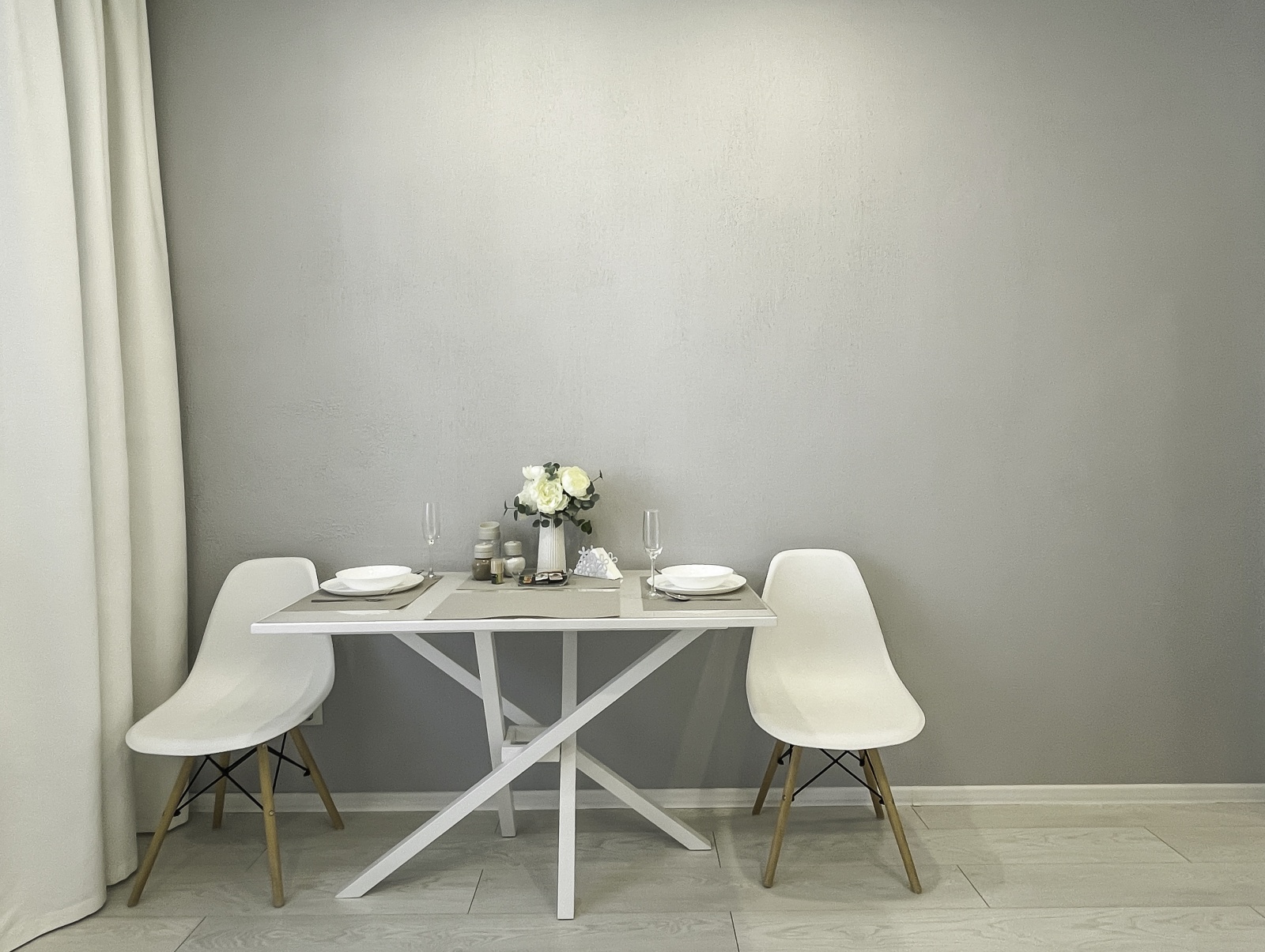 Стильная зеленая квартира 