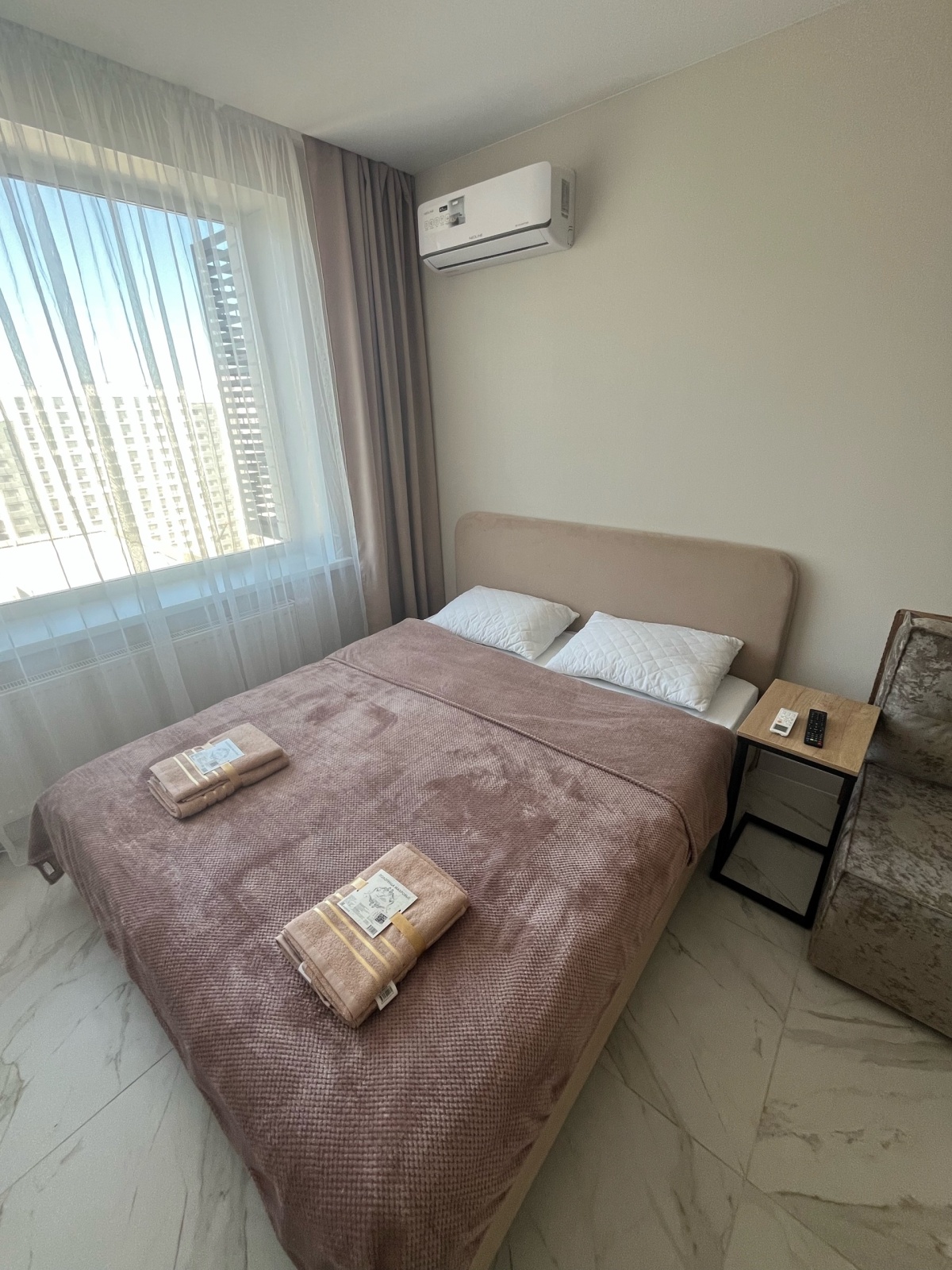 Квартира-студия, 29 м², 2 кровати